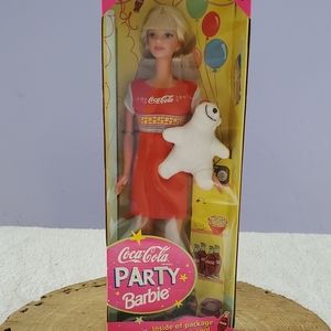 Coca-Cola Party 1998 Barbie Doll, NIB, Vintage